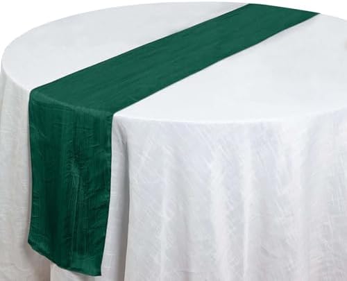 Efavormart 12x108 Accordion Crinkle Taffeta Table Runner