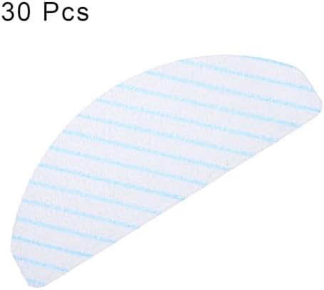 MECCANIXITY 30Pcs Fiber Mop Pads for Robot Vacuums