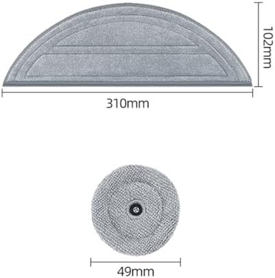 HACOBEST Roborock Saros 10 Mopping Pads Set