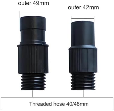 24m Vacuum Cleaner Hose Connector Brush Set for 50mm Interface