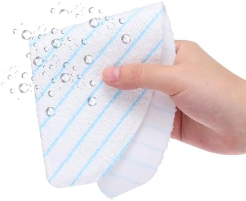 MECCANIXITY 30Pcs Fiber Mop Pads for Robot Vacuums