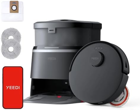 Yeedi M12 PRO Robotic Vacuum and Mop with Auto-Lift and Auto Mop