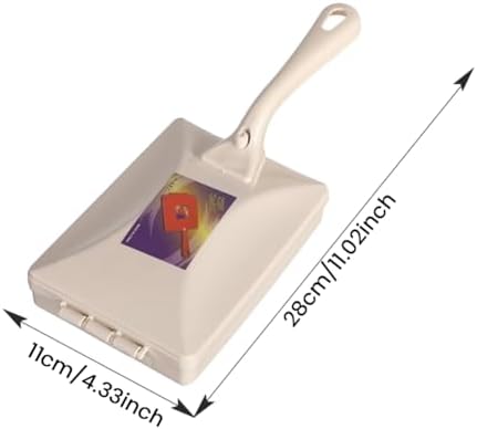 Carpet Debris Brush with Dual Rollers and Storage Box