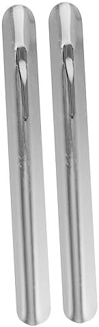 SHOWERORO 2pcs Stainless Steel Crumb Scraper Squeegee