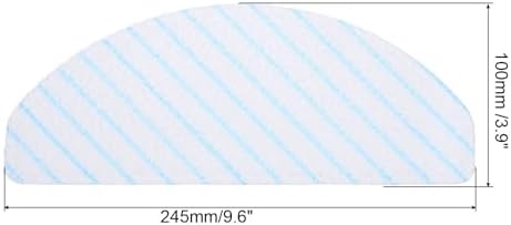 MECCANIXITY 30Pcs Fiber Mop Pads for Robot Vacuums