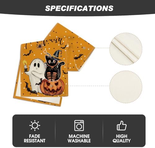 Artoid Mode Halloween Table Runner 13x72 Inch