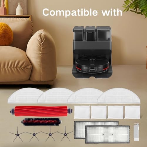 Home Times 17PCS Roborock S7 MaxV Ultra Accessories Kit