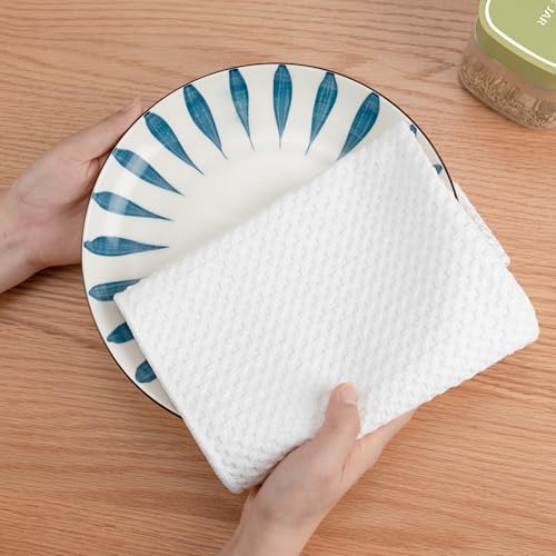 New Microfiber Kitchen Towels Waffle Weave Set of 2