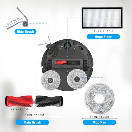 Fixbetter Roborock Saros 10R Accessories Kit
