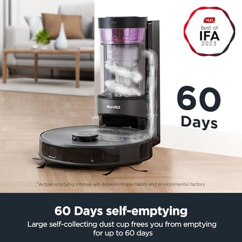 Eureka Robot Vacuum with Self Emptying Station and Mop