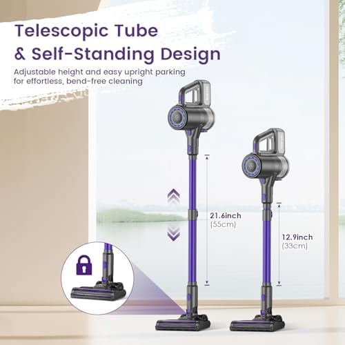 Suirviz Cordless Vacuum Cleaner with 40KPA Suction
