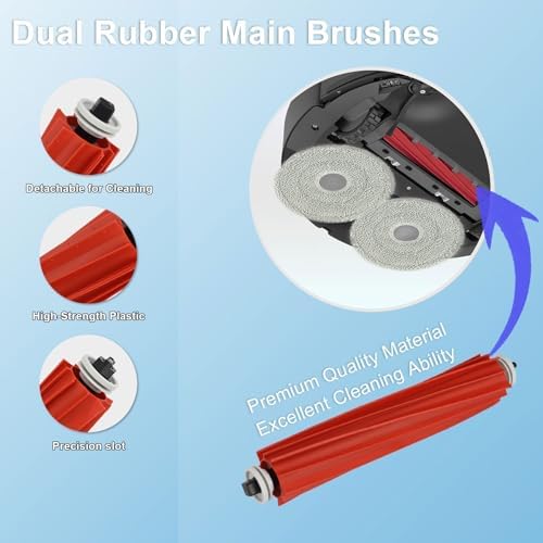 20 PCS Accessories Kit for Roborock Q Revo Robot Vacuum