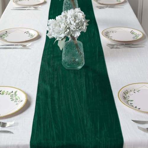 Efavormart 12x108 Accordion Crinkle Taffeta Table Runner