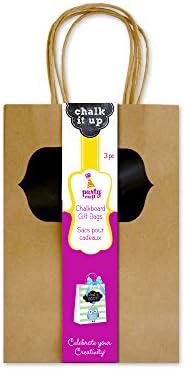 Craft And Party Chalk-It-Up Gift Bags Kraft