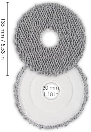 4 Pack Plus 505 Combo Mop Pads Compatible with iRobot