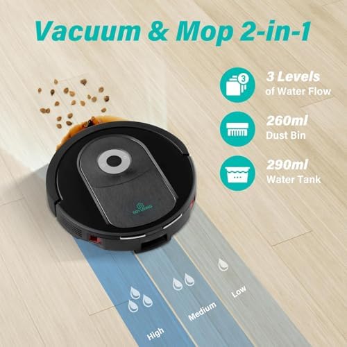 Xcity Robot Vacuum and Mop Combo with 4000Pa Suction and Self-Charging