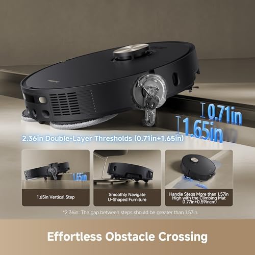 DREAME L50 Ultra Robot Vacuum Mop Black with Auto-Empty