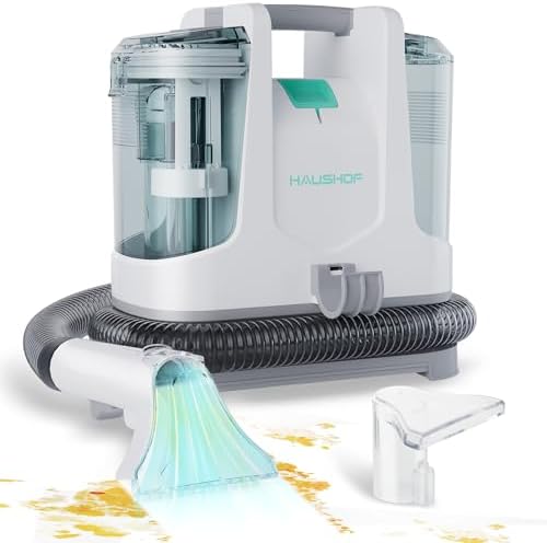 HAUSHOF Portable Carpet Spot Cleaner with 400W Motor
