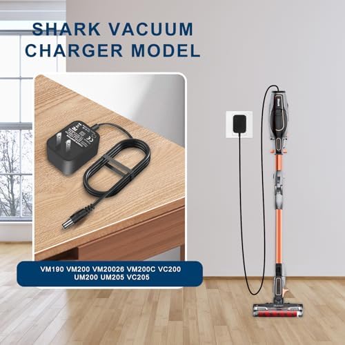 Shark Vacmop Charger 18 Meter Replacement for VM200 VM190 Series