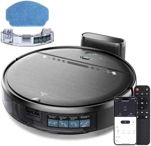 SHELIKI Robot Vacuum and Mop 2-in-1 Cleaner