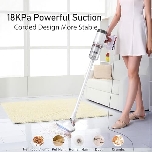 KEROMEE Ultralight Stick Vacuum 5-in-1 Powerful Suction