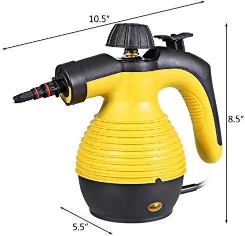 Goplus 1050W Handheld Steam Cleaner with Attachments
