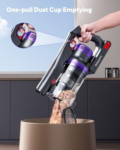 Powerffy Knight 10 Cordless Vacuum Cleaner 550W 45KPA 60Mins