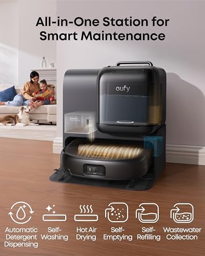 Eufy E28 Omni Robot Vacuum and Mop Combo with HydroJet System