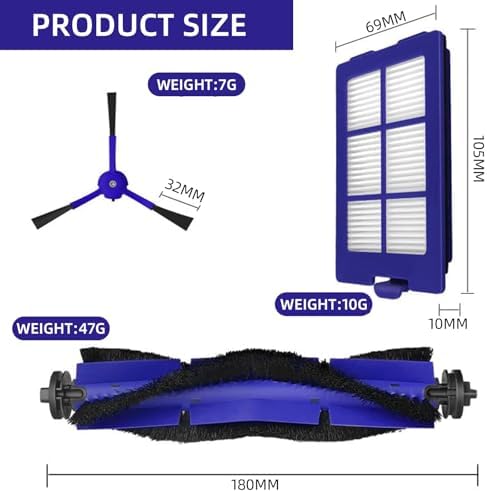 Replacement Kit for Eufy RoboVac X8 X8 Hybrid 10 Pack