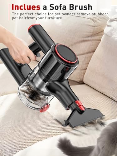 Titiopy Cordless Vacuum Cleaner with 40Kpa Suction Power