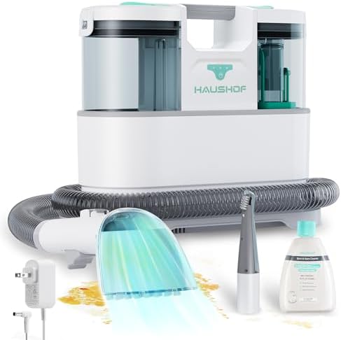 HAUSHOF Cordless Carpet Upholstery Cleaner Machine