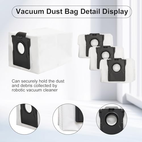 CRIDENG 25Pcs Replacement Parts For MOVA P10 Pro Ultra Vacuum Cleaner