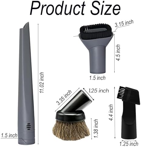ENUKYCOM Vacuum Attachments for Shark Miele Cleaners