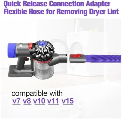 Vacuum Cleaner Flexible Dryer Lint Remover Hose Attachment