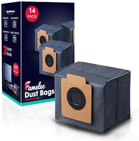 FAMELEC Dust Bag Replacement for Eufy X10 Pro Omni