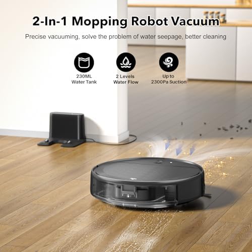 2 in 1 Mopping and Vacuuming Robot with WiFi App Control