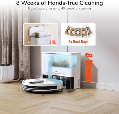 ILIFE A12 Pro Robot Vacuum and Mop Combo with Self Emptying Station