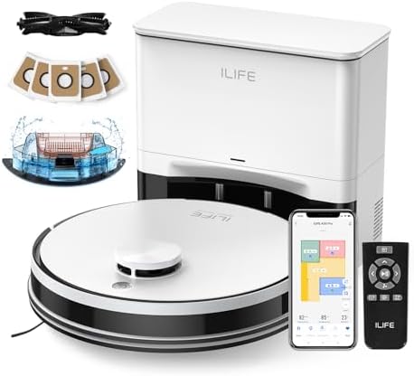 ILIFE A30 Pro Robot Vacuum Cleaner with Mop and Self Emptying Station