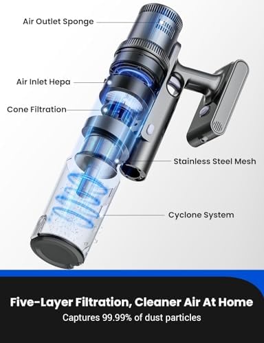 Proscenic Cordless Vacuum Cleaner with Mopping Base