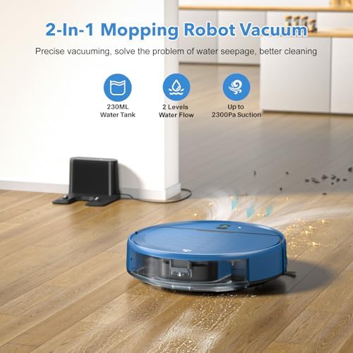 iMartine 2-In-1 Robot Vacuum and Mop Combo with WiFi and App