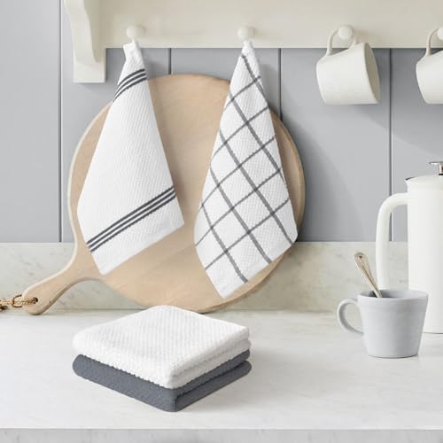 Artoid Mode 12x12 Inch Cotton Dishcloth Set of 4