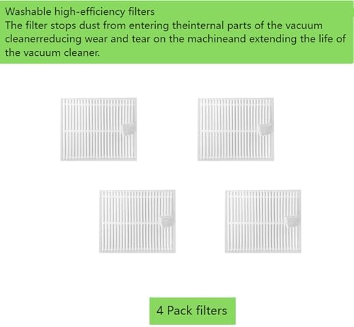 Replacement Accessories Kit for Honiture V8 Pro Robot Vacuum Cleaner