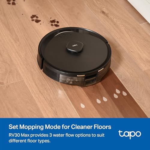 Tapo LiDAR Smart Navigation Robot Vacuum and Mop with Self-Emptying Dock