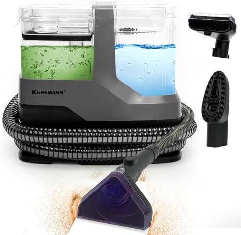 Klinsmann Portable Carpet Cleaner Machine with 17KPa Suction Power