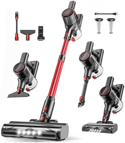 Titiopy Cordless Vacuum Cleaner with 40Kpa Suction Power