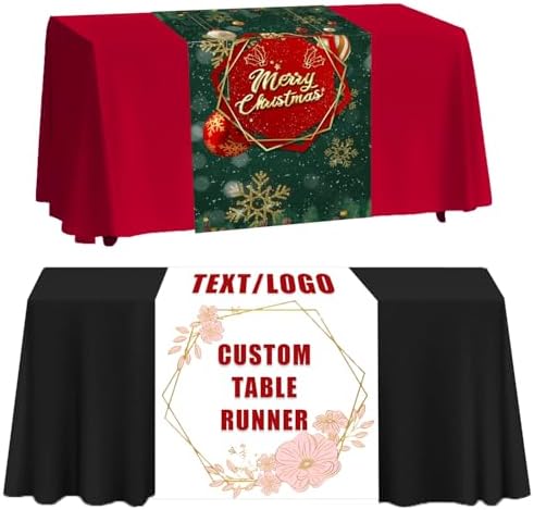 Custom Table Runner with Business Logo