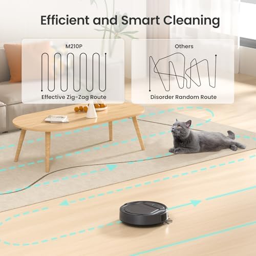 Lefant M210 Pro Robot Vacuum with 3 Suction Levels and 6 Modes