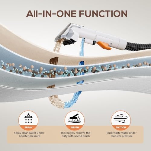 Ailltopd Portable Carpet Spot Cleaner with Dual Brush Heads