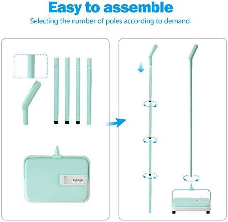 Eyliden Mini Carpet Sweeper Quiet No Noise Manual Cleaning