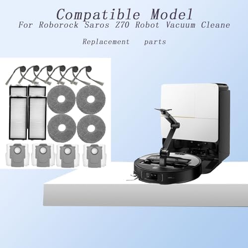 Replacement Parts for Roborock Saros Z70 Ultra Vacuum Cleaner Kit